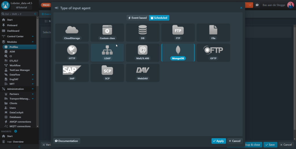 Lobster_data 4.5 : MongoDB Setup