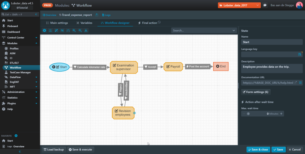 Lobster_data 4.5: Workflow Module